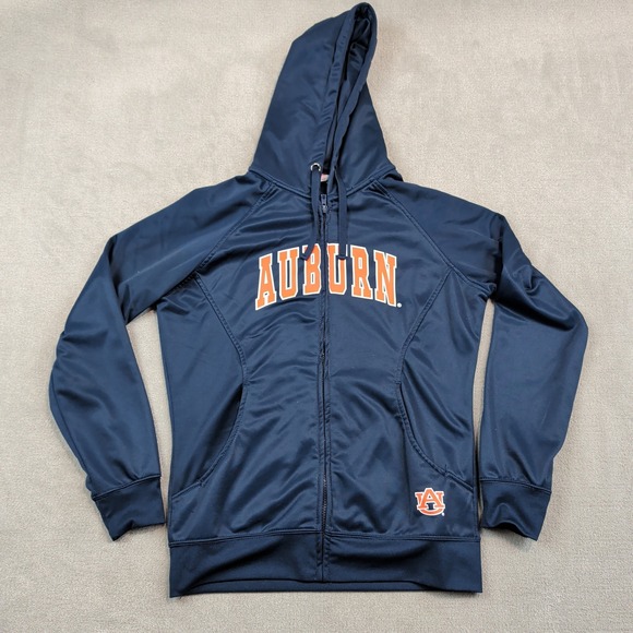 Stadium Athletics Auburn Tigers Zip Hoodie Size M Navy Blue NCAA Gameday Sporty — photo 2